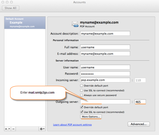 setup gmail outlook for mac 2011